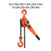Manual Lever 360° Rotation Hook Manganese Steel Come Along Auto Chain Leading for Factory