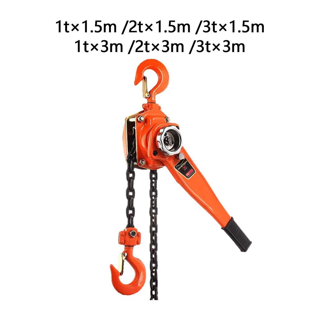 Manual Lever 360° Rotation Hook Manganese Steel Come Along Auto Chain Leading for Factory