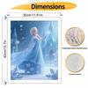 Disney Ice Queen Oil Painting Hand Painting Coloring Painting Handmade Diy Home Decoration Gift