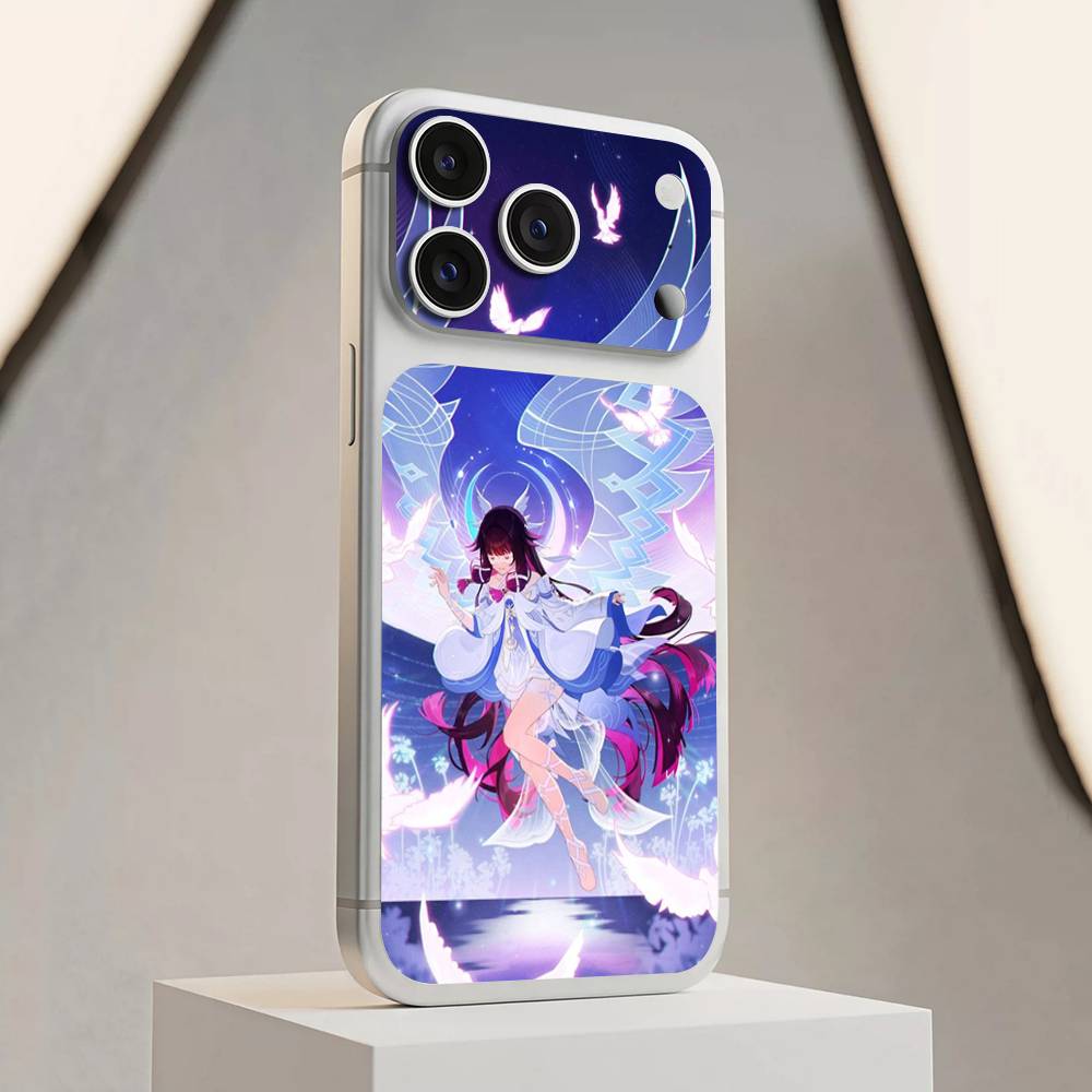 Genshin Impact Columbina Back Protective Decal Skin Wrap Sticker For IPhone 17 Pro 17 Pro Max