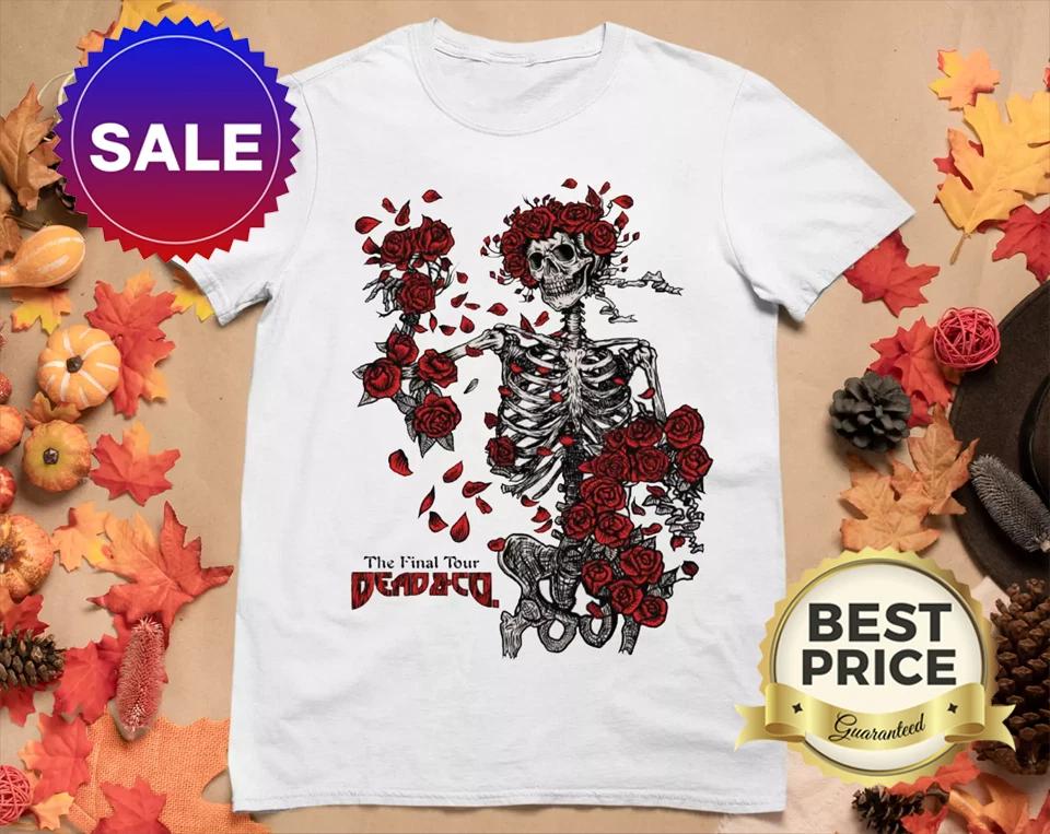 Dead and Company The Final Tour 2023 White TTshirt BP427 4XL