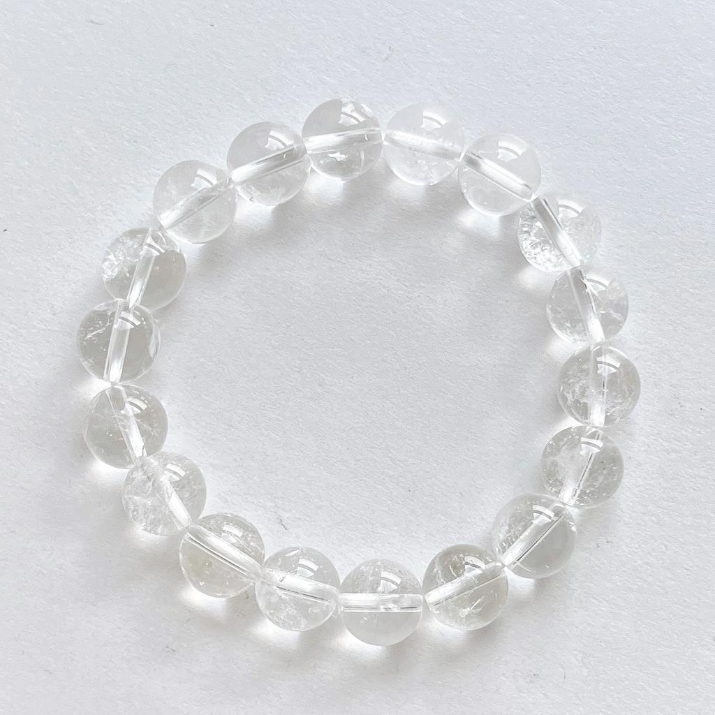 10Mm Natural White Crystal Bracelet Bracelet