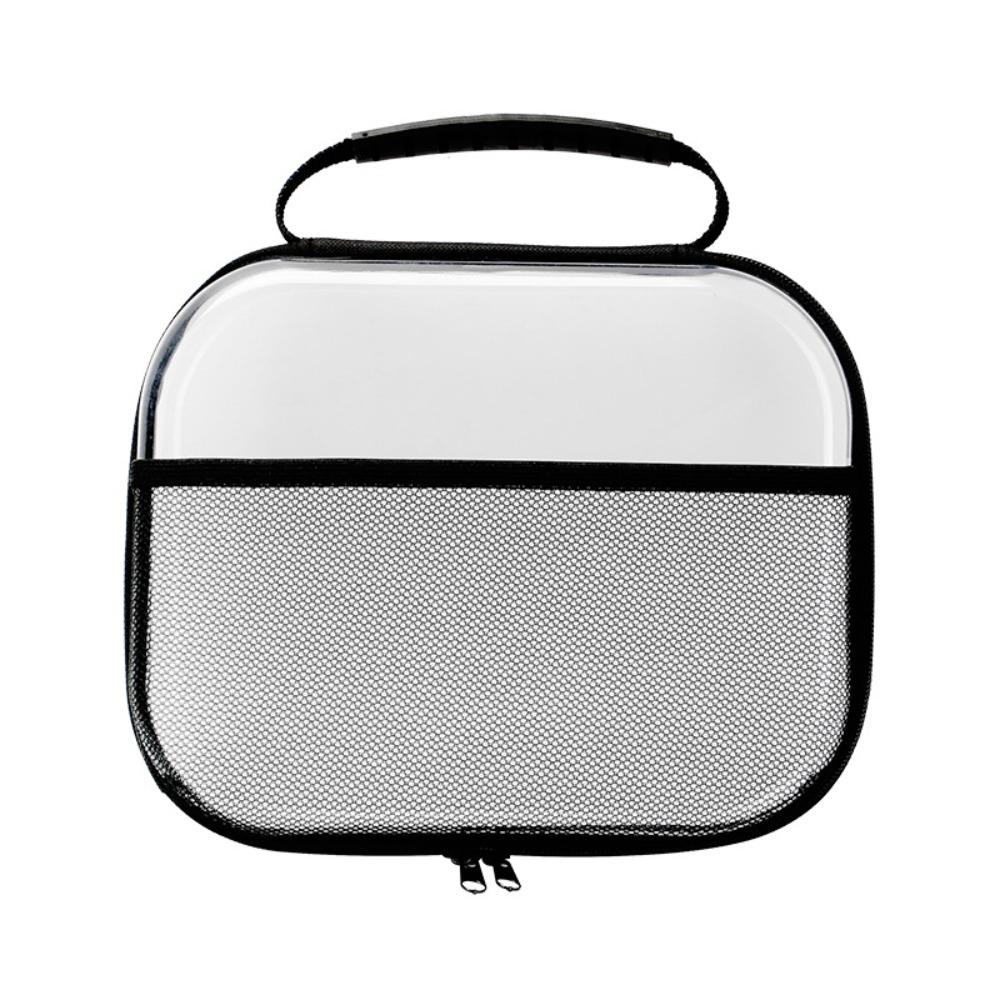 Large Capacity PVC Transparent Mesh Storage Bag Zipper Bag Toiletries Organizer Pouch  Sports
