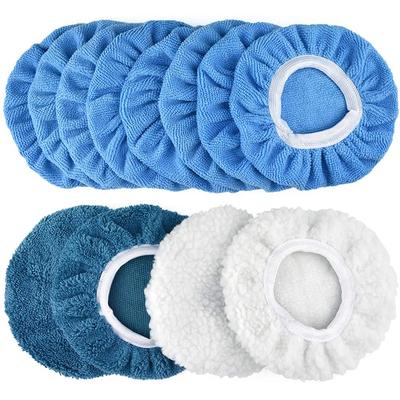 ORFINA Copertura Lucidatrice Set di 12 Platorelli per Lucidatura Lucidatrice Buff Lana da 5 a 6