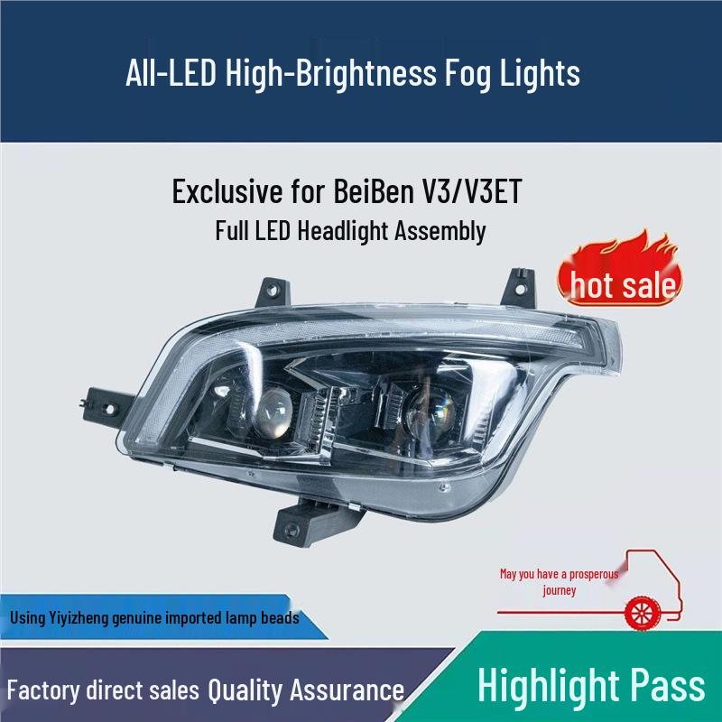 BeiBen Northern Benz V3ET LED Headlight Assembly Right