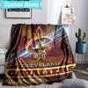 Custom Name Blanket Cleveland Cavaliers Logo Blanket Bedding Blanket for Travel, Camping, Living Rooms, Offices, Sofas, Fan Christmas gift