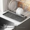 304 Stainless Steel Double-Layer Kitchen Dish and Bowl Drain Rack