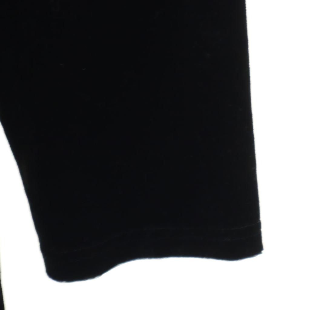 FOXEY NEW YORK made in Japan 7 minutes sleeve Velor blouse 40 black Women Used