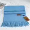 Scarf Imitation Cashmere 29 Colors Thick Warm Solid Color Scarf Shawl Women'S Winter Fashion Tassel Versatile Scarf Men
