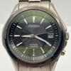Used Working item CITIZEN ATTESA Eco Drive wristwatch black dial date