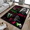 Romance Music Poster Carpet For Playroom Bedroom Living Room Sofa Home Decorkids Game Area Rug Nonslip Floor Mat