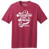Memphis Sounds 1974 ABA Logo Basketball T-shirt Tri-Blend Rouge Chiné Unisexe