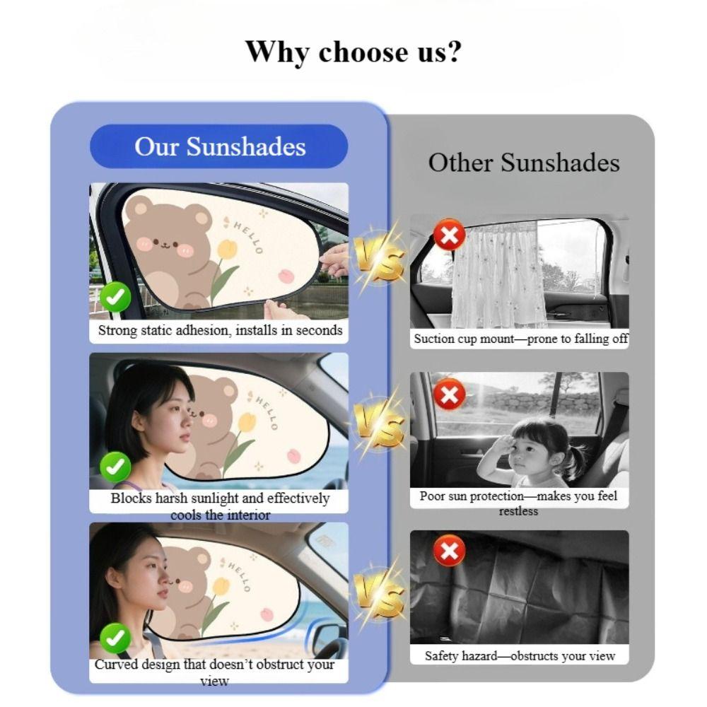 Sun Protection Car Window Sunshade Heat Insulation Car Solar Protection  Vehicle Accessories