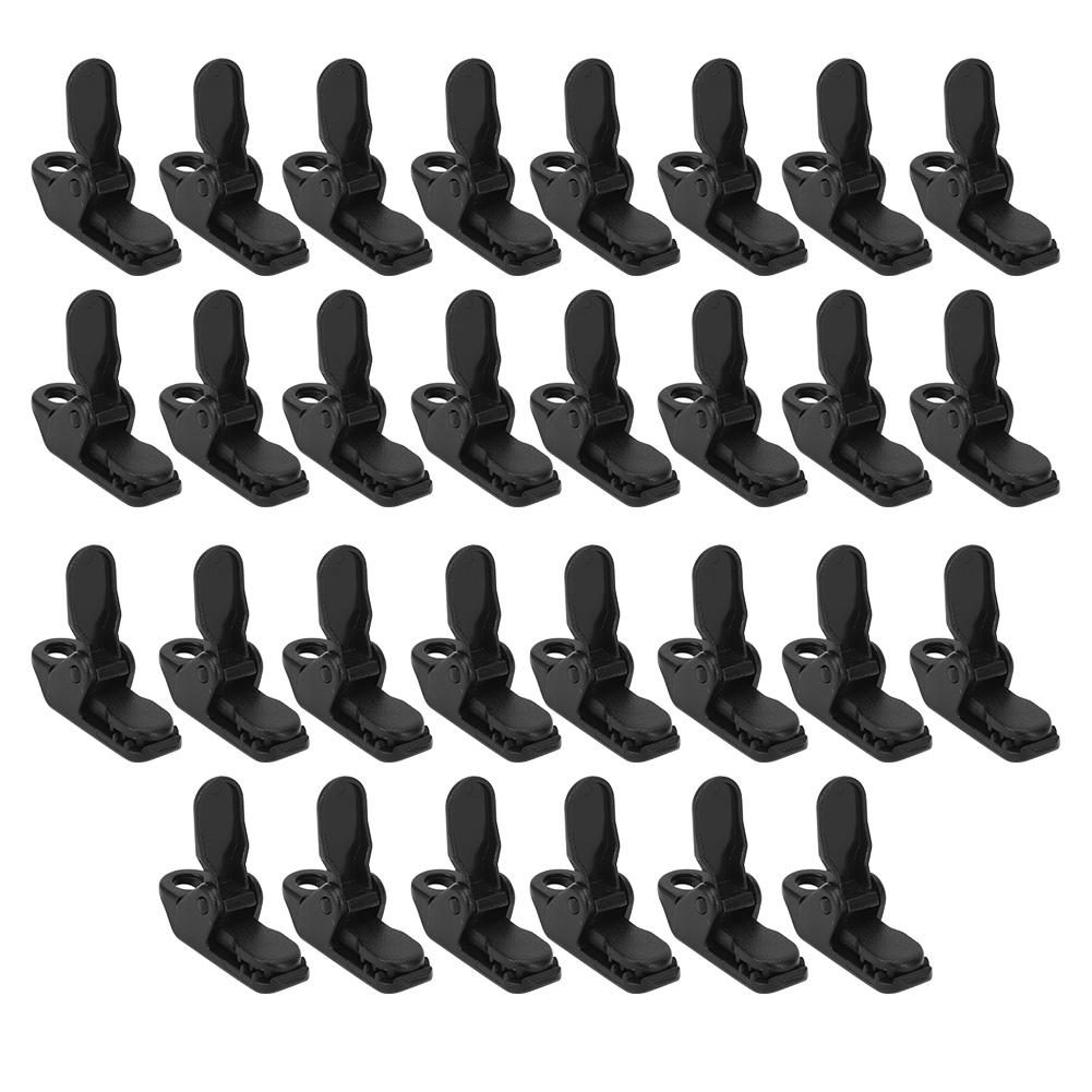 30Pcs Set Tent Awning Clamp Teeth Shaped Canopy Clip Anchor Gripper Tighten Tool Outdoor Camp Hiking Kit