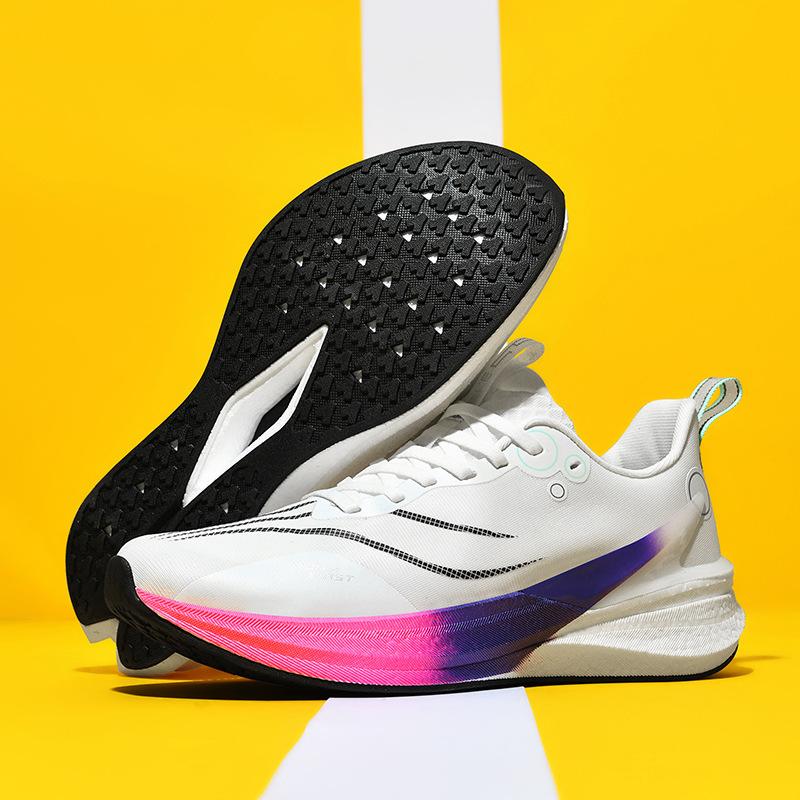 Year of the Snake limited couple running shoes men's shock-absorbing and breathable high school entrance examination lightweight racing training pr