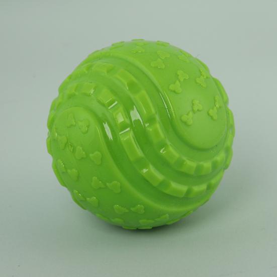 Quietschkugel Hundespielzeug Gummiball Hundekauspielzeug Interaktives Hundezahnreinigung Apportierspielzeug für Welpen Zahnen Hunde Training