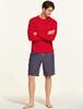 [ATHLIO] Long Sleeve T-Shirt, Men's Sports T-Shirt, Set of 2,