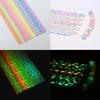 Folding Star Paper Craft Folding Paper Double Sided Glow Star Strips Sheets Set
