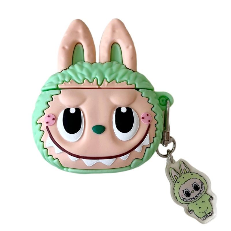 3D Příšera Pro Pouzdro Airpods 4 Pro Apple Airpods 1 2 3 Pro 2 Pouzdro na Sluchátka Roztomilý Kryt na Bezdrátové Nabíjení Sluchátek Kreslený