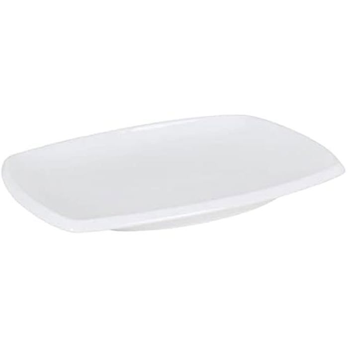 Plateau Rectangulaire - BigBuy Home - INDE - Blanc - Standard - Élégant