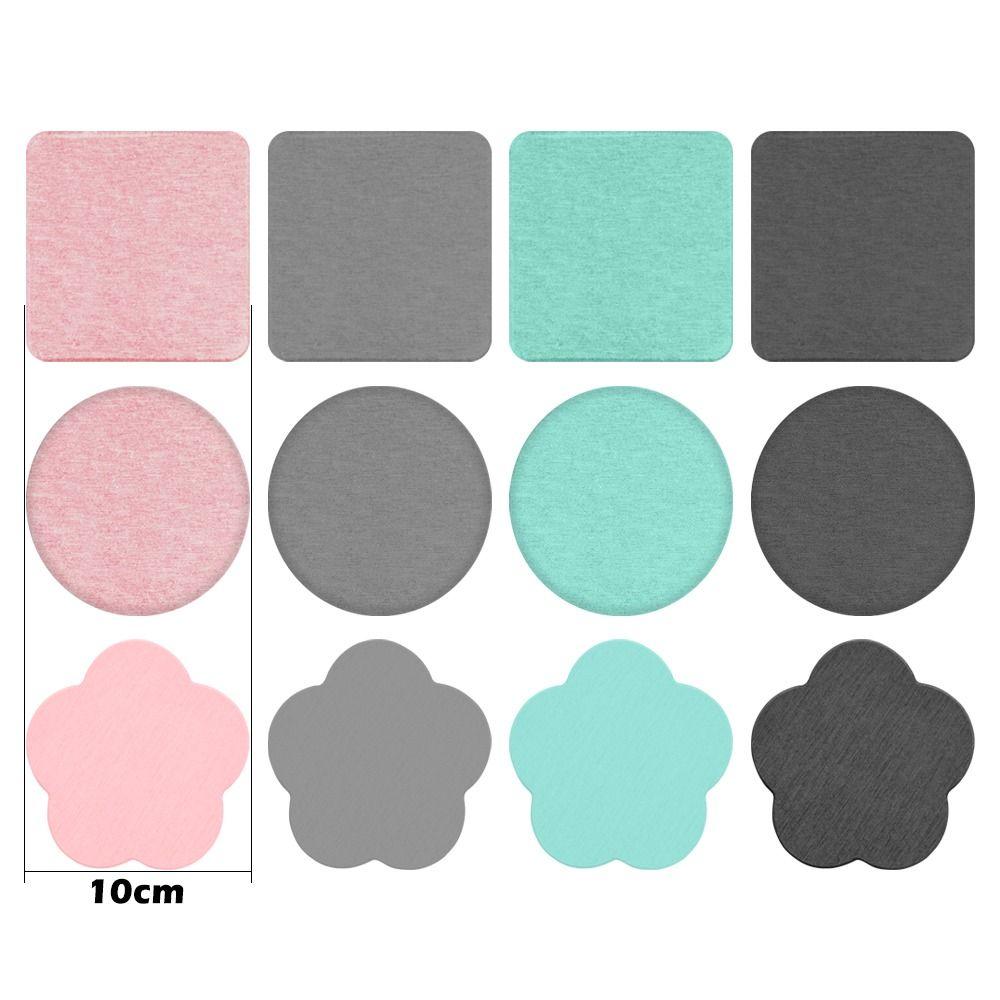 Round Shape Diatomaceous Earth Coasters White Embryo Non-slip Cup Mat Home Decoration