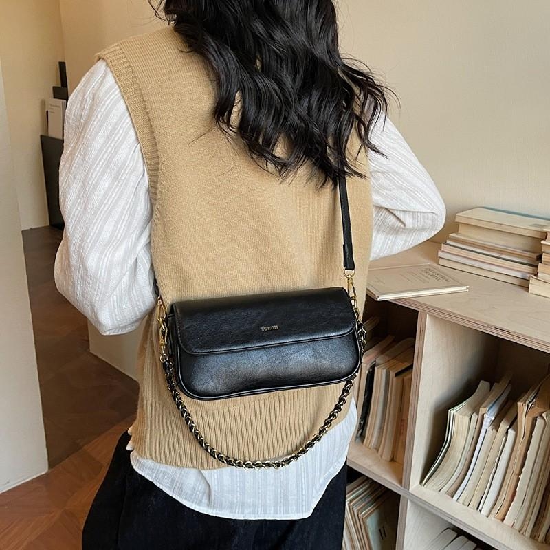 IELGY Ladies Messenger Bag Autumn Winter All-Match Fashion Casual One-Shoulder Underarm Small