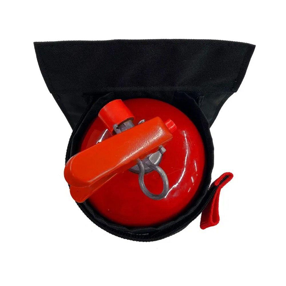 Seat Back Mount Fire Extinguisher Holder Car Extinguisher Bag  Emergency Preparedness