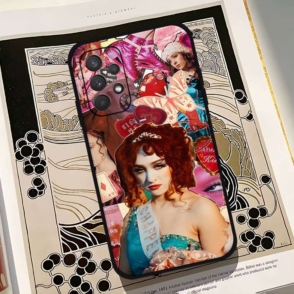 

Singer W-chappell Roan-H Phone Case For Samsung Galaxy S25 S24 S23 S22 S21 FE Plus Ultra A13 A20 A32 A70 Black Cover S20 plus