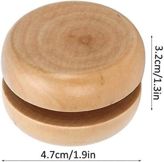 Wooden yo-yo for beginners, fun for both adults and children, paintable, perfect for Christmas or birthdays. [Product Code]