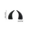 2Pcs Helmet Flair Large Long Black Devil Horns for Motorcycle Helmet Universal Motobike Styling Decoration Helmets Accessories