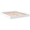 Bed Frame without Mattress White 160 x 200 cm Engineered Wood