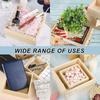 Large Square Wooden Storage Box for Succulent Flower Miscellaneous Handicraft Home Furnishings - Eco-Friendly Organizer Containe