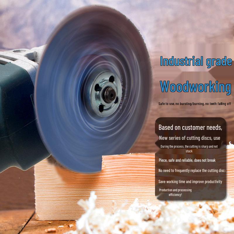 4-Inch Multifunctional Diamond Brazed Alloy Saw Blade for Wood and Aluminum Cutting