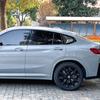 For BMW X4 G02 2018-2024 Car Rear Louver Window Side Shutter Cover Trim Sticker Vent Scoop ABS Carbon Fiber Black Accessories