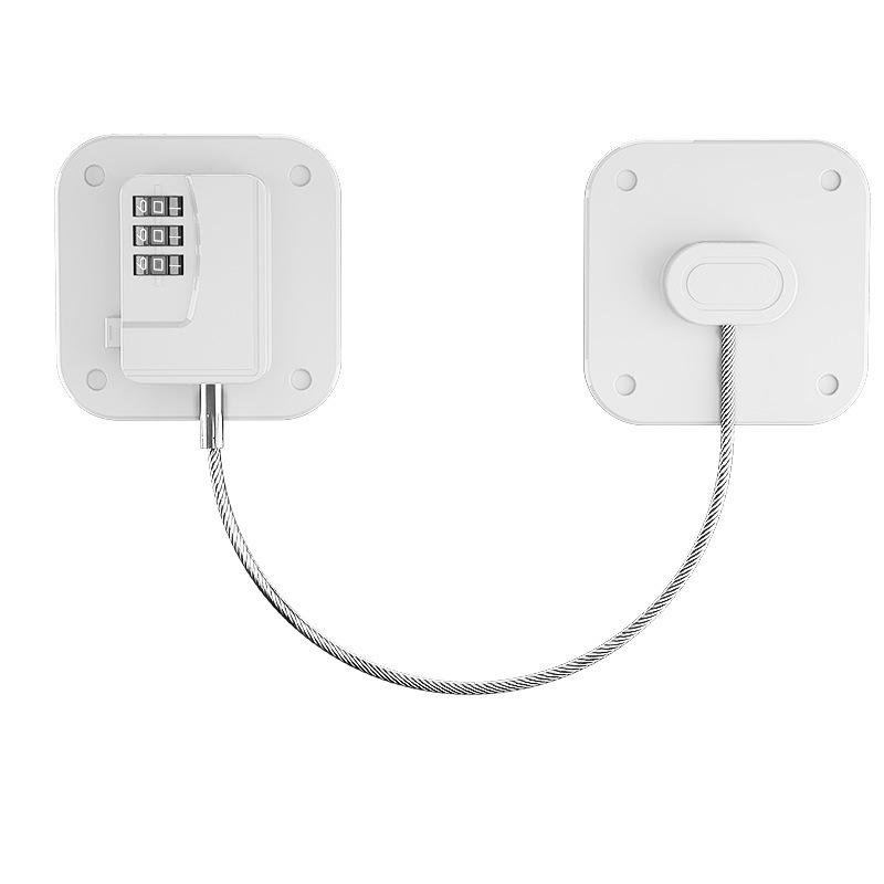 FJF Child Safety Lock for Fridge and Window - No-Drill Latch