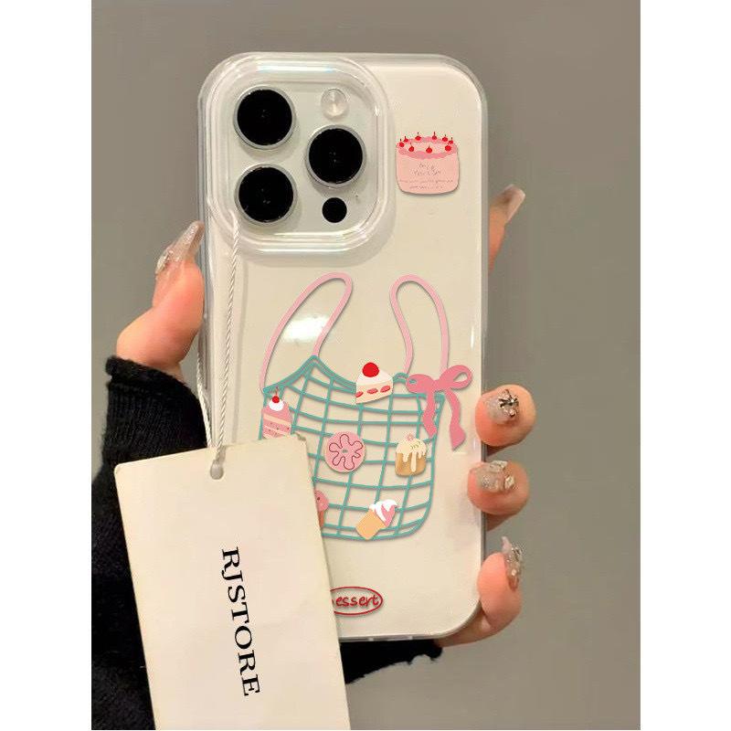Dessert Bag Suitable for Apple 16pro Mobile Phone Case New Iphone15promax Cartoon 13 Personality 14 17
