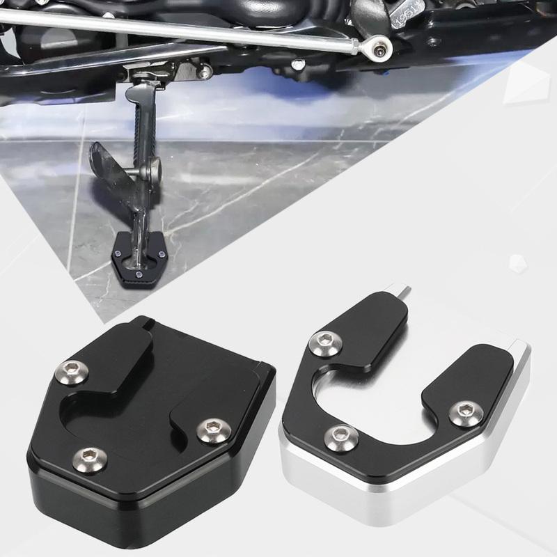 Motor For Sportster S RH1250 1250S Motorcycle Foot Side Stand Enlarger Plate Kickstand Enlarge Extension 2024