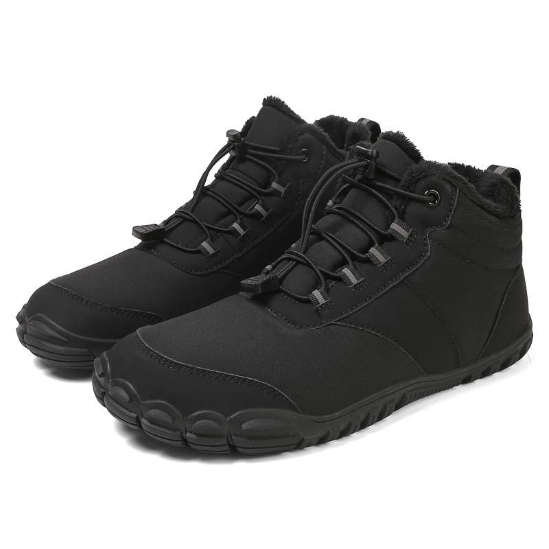 Winter Snow Boots Quality Women Outdoor Lace-up Sneakers Casual Man Ankle Boots Plush Warm Cotton Shoes Zapatillas Para Hombre