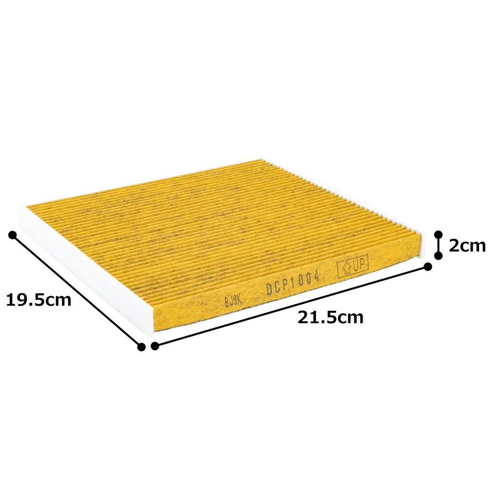 DENSO Car Air Conditioner Clean Air Filter Premium DCP1004 DCP1004 Filter, (014535-3350)