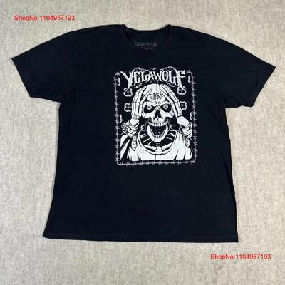 Yelawolf 51 50 Konzert Tour T-Shirt XL Schwarz Musikband vintage Gewaschen Bequem Weich Stilvoll designer kleidung streetwear