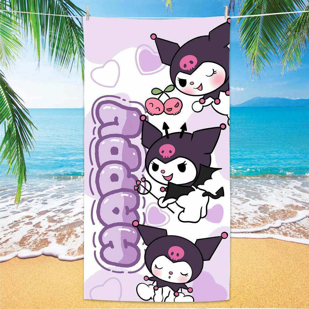 New Printed Beach Towel Stitch Kulomie Beach Towel Children'S Cartoon Towel Cloth