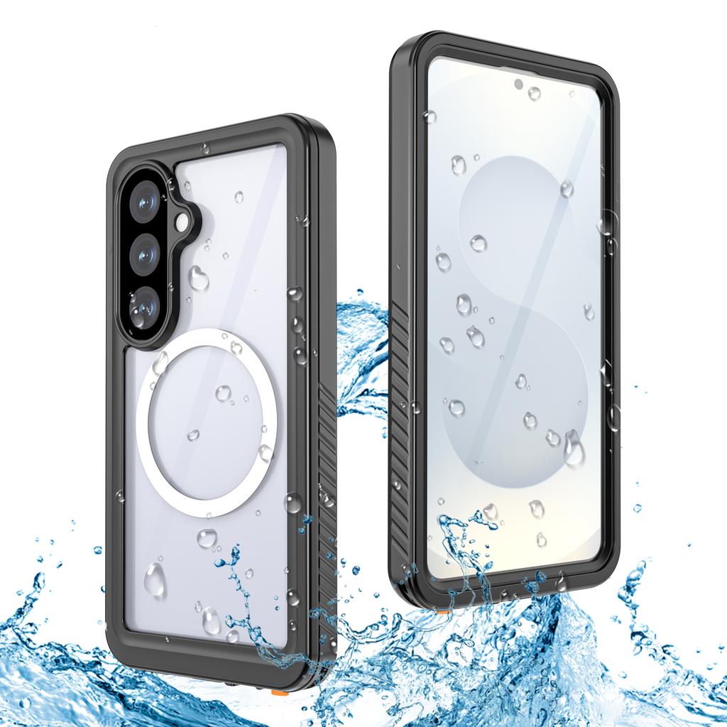 REDPEPPER FS Series For Samsung Galaxy S26 IPX8 Waterproof Case PC TPU PET Clear Magnetic Phone Cover