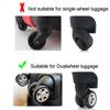 New 8PCS Luggage Wheels Protector Silicone Wheels Caster Shoes Travel Luggage Suitcase Reduce Noise Wheels Cover Accessories
