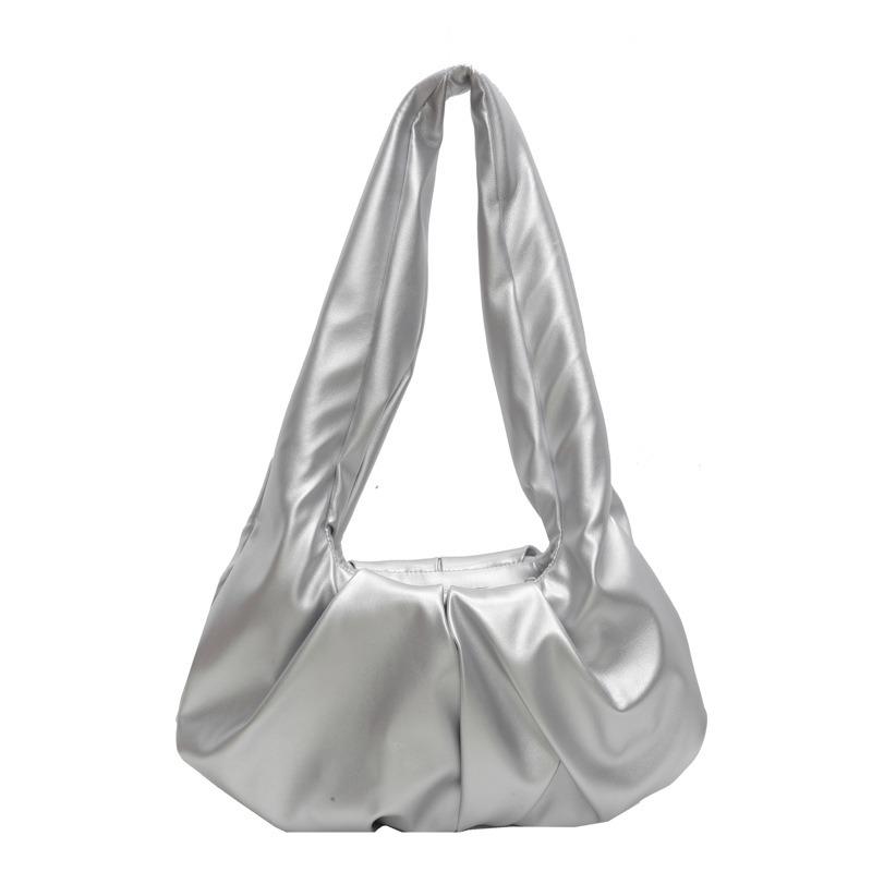 Early Spring New Commuter Armpit Bag Women's New Versatile Retro Fashion Pleated Shoulder Bag Niche Women's Bag