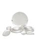 Luxurious Gold Rimmed Bone China Table Setting for Upscale Hotels and Private Clubs