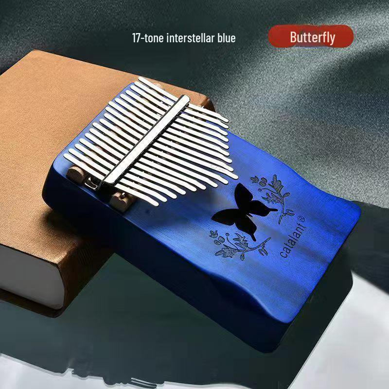 Kalimba Palcové piano - 17 a 21 tónů, Populární malý hudební nástroj