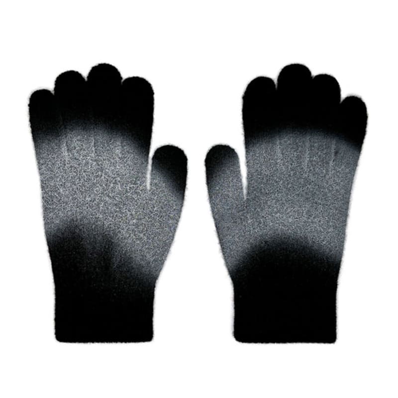 OTHER-worldly Pussycat Wool Gloves [Basic Black]