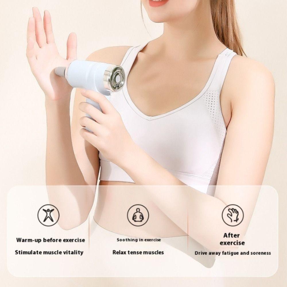 6-speed Mini Fascia Massager Self-assist Massage Rechargeable Fascia Massager  Office