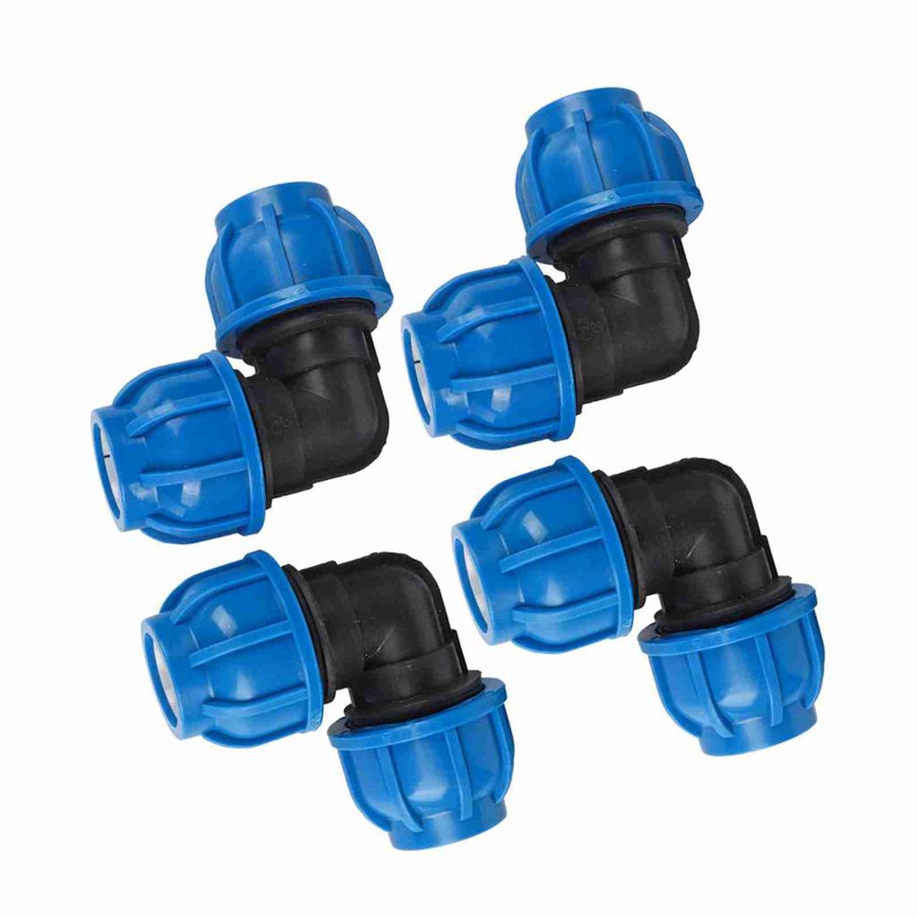 4 st PE-plast 32 mm till 32 mm Vinkeladapteranslutning Vattenrörsfittings Tillbehör