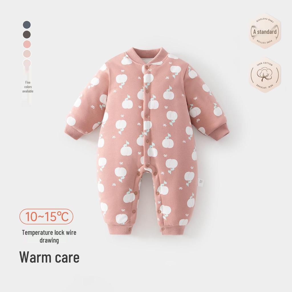 Gesteppter Winter-Body für Neugeborene, Strampler für Baby Jungen & Mädchen